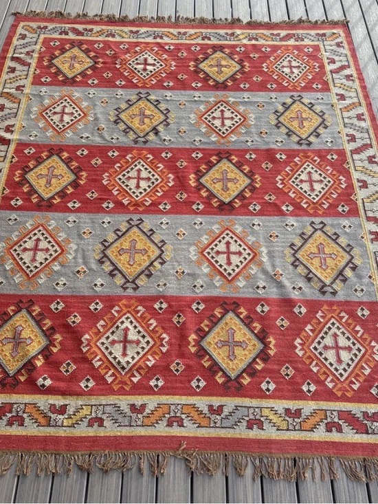 Sundance Other - Sundance one of a kind handmade kilim cotton/wool rug. New with tags.